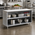 Thumbnail image #2 for Spec-Master Open Front Plate Cabinet with Stainless Steel Top, 60W x 18D Inches