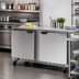 Thumbnail image #3 for Beverage-Air UCF60AHC Two-Section Undercounter Freezer, 60-Inch, 14.39 Cu. Ft., Stainless Steel, Rear-Mounted Self-Contained