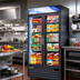 Thumbnail image #2 for Everest Refrigeration EMGF36B Two-Section Glass Door Merchandiser Freezer, 36 Cu. Ft., 41-Inch Wide, Bottom-Mounted Self-Contained