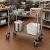 Thumbnail image #2 for Quantum Chrome-Plated 2-Shelf Wire Utility Bus Cart, 48 x 18 x 37-1/2 Inches, 1200 lb Capacity