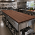 Thumbnail image #2 for John Boos Boos Block American Black Walnut Kitchen Countertop, 144-Inch x 48-Inch x 1-3/4-Inch, Full-Length Edge Grain, Penetrating Oil Finish