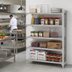Thumbnail image #3 for Camshelving Premium 5-Tier Vented Add-On Shelving Unit, 18 x 60 x 64 Inches, Speckled Gray