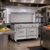 Thumbnail image #2 for Southbend Ultimate 48-Inch Gas Restaurant Range with 6 Open Burners, Convection Oven and Cabinet Base