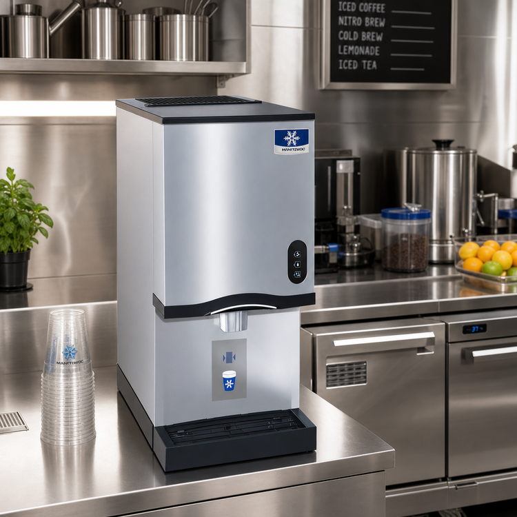 Product image #2 for Manitowoc CNF0201A Countertop Nugget Ice and Water Dispenser, Air-Cooled, 10 lb Bin