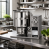 Thumbnail image #2 for Groen TDBC-20C 20 Qt Electric Countertop Tilting Steam-Jacketed Kettle, 2/3 Jacket, Classic Controls