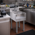 Thumbnail image #2 for Advance Tabco Special Value Series 12-Inch Stainless Steel Underbar Blender Station with Dump Sink