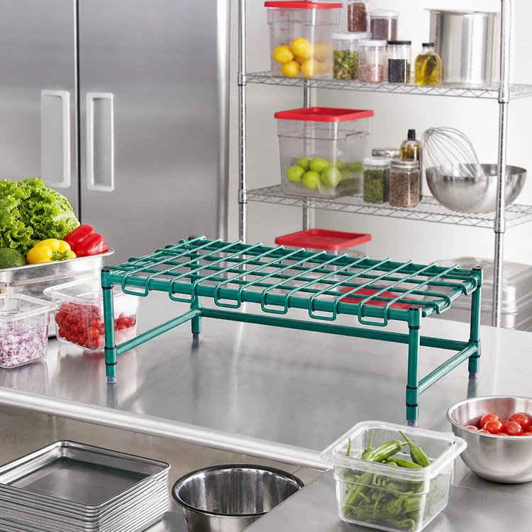 Product image #2 for EagleGard Three-Sided Wire Dunnage Rack with Removable Wire Assembly, 30"W x 18"D x 14"H, 1,600 lb Capacity