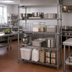 Thumbnail image #2 for Quantum 4-Shelf Stationary Wire Shelving Starter Kit, 54