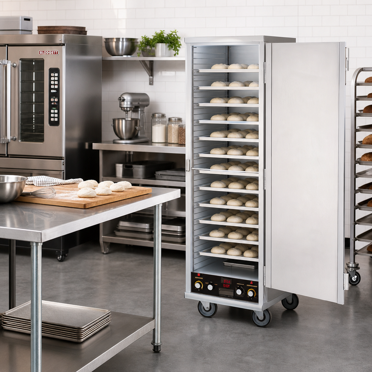Product image #2 for Dinex DXP1015 Half-Size Heated Proofing Cabinet, 15 Tray Capacity
