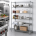 Thumbnail image #2 for Quantum 5-Shelf Stationary Wire Shelving Starter Kit, 60