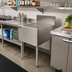 Thumbnail image #3 for Top Shelf TSF Series 22-Inch x 24-Inch Stainless Steel Underbar Drainboard with 6-Inch Backsplash