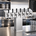 Thumbnail image #2 for Perlick Wide Base 10-Faucet Glycol-Cooled Countertop Tee Draft Beer Tower, Stainless Steel