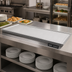 Thumbnail image #2 for Vollrath 68-Inch Recessed Drop-In Heated Shelf with Dual Warming Zones, Stainless Steel, 120V