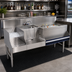 Thumbnail image #2 for Advance Tabco Prestige Supreme PRU-24-60L-10 60-Inch Underbar Speed Bar with Left Ice Bin and Blender Station