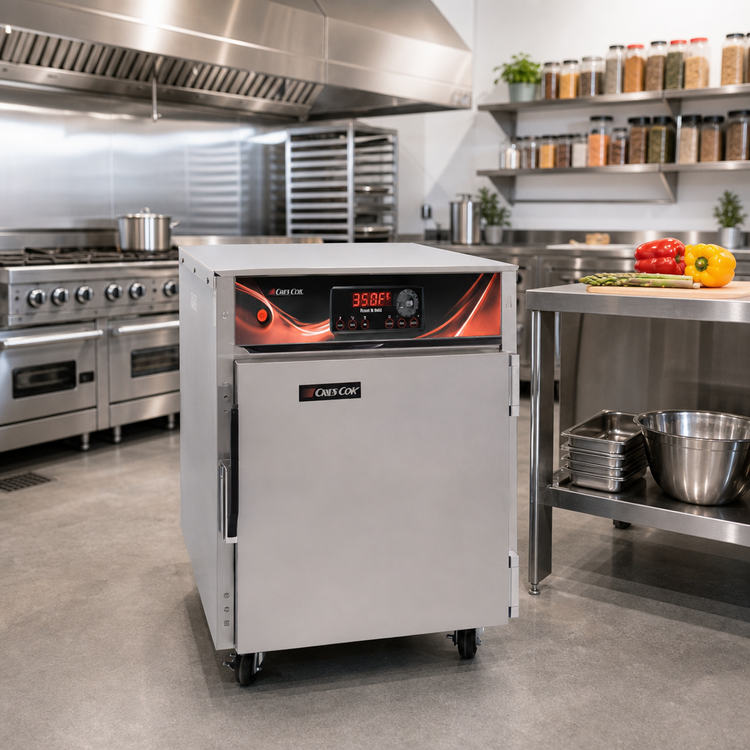 Product image #2 for Cres Cor Roast-N-Hold Deluxe Mobile Undercounter Convection Cook and Hold Oven, 5-Pan, 120V