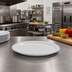 Thumbnail image #3 for Jane 10-Inch Round Narrow Rim Break-Resistant White Melamine Plate