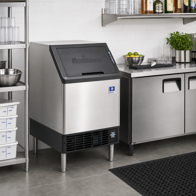 Product image #2 for Manitowoc NEO UYP0240A Undercounter Half-Dice Ice Machine with 90 lb. Storage Bin