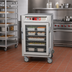 Thumbnail image #2 for Metro C5 6 Series Half-Height Mobile Heated Holding Cabinet with Clear Glass Doors, Universal Wire Slides, and 304 Stainless Steel Construction