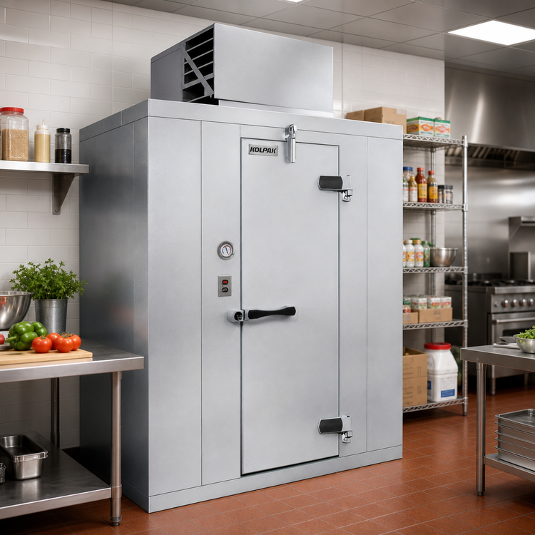 Product image #2 for Kolpak Polar-Pak Indoor Floorless Walk-In Cooler with Top-Mounted Self-Contained Refrigeration