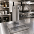 Thumbnail image #2 for Glastender 2-Faucet Stainless Steel Countertop Air-Cooled Column Draft Dispensing Tower with Integral Drain Pan