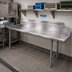 Thumbnail image #2 for Advance Tabco Clean-Side Straight Dish Table, Right-to-Left, 83 x 30 Inches, 10-1/2 Inch Backsplash