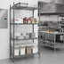 Thumbnail image #3 for Eagle Valu-Master Double-Mat Wire Shelving Starter Unit, 4-Tier, 48