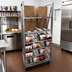 Thumbnail image #2 for Channel Manufacturing CSBR-80 Stationary Aluminum Can and Storage Rack for 80 #10 Cans