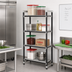 Thumbnail image #2 for Cambro Camshelving Elements XTRA 4-Tier Solid Stationary Starter Shelving Unit, 24