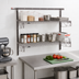 Thumbnail image #2 for Metro SmartWall Wall-Mounted Two-Shelf Wire Shelving Starter Kit