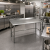 Thumbnail image #2 for BlendPort Deluxe Series Stainless Steel Work Table with Rear Upturn, 30 Inch Wide x 24 Inch Deep