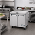 Thumbnail image #2 for Migali Competitor Series Two-Section Undercounter Work Top Freezer, 36.3-Inch W, 8.7 Cu. Ft., Stainless Steel