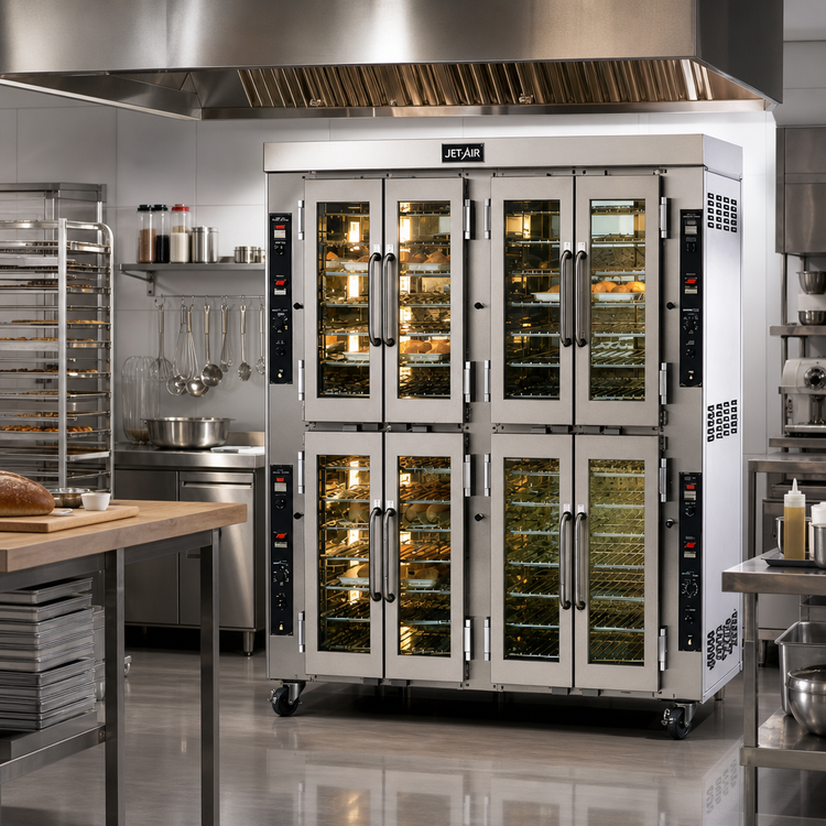 Product image #2 for Jet-Air JA28 Electric Quadruple Stacked Full-Size Convection Oven, 28 Pan Capacity