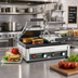 Thumbnail image #2 for Waring Tostato Ottimo™ Dual Electric Flat Grill Panini Press, 17 x 9.25-Inch Cooking Surface