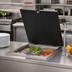 Thumbnail image #3 for Cambro Versa Food Bar Hinged Well Cover, Black