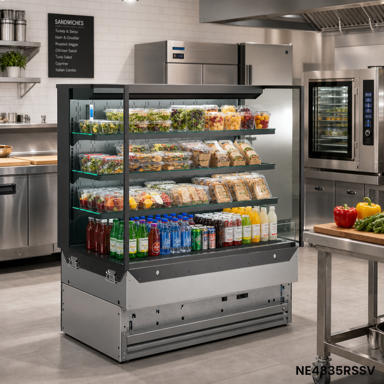 Product image #2 for Reveal® 47-3/4-Inch Self-Service Refrigerated Slide-In Counter Deli Case
