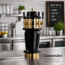 Thumbnail image #2 for Glastender Monaco 4-Faucet Polished Brass Air-Cooled Draft Dispensing Tower