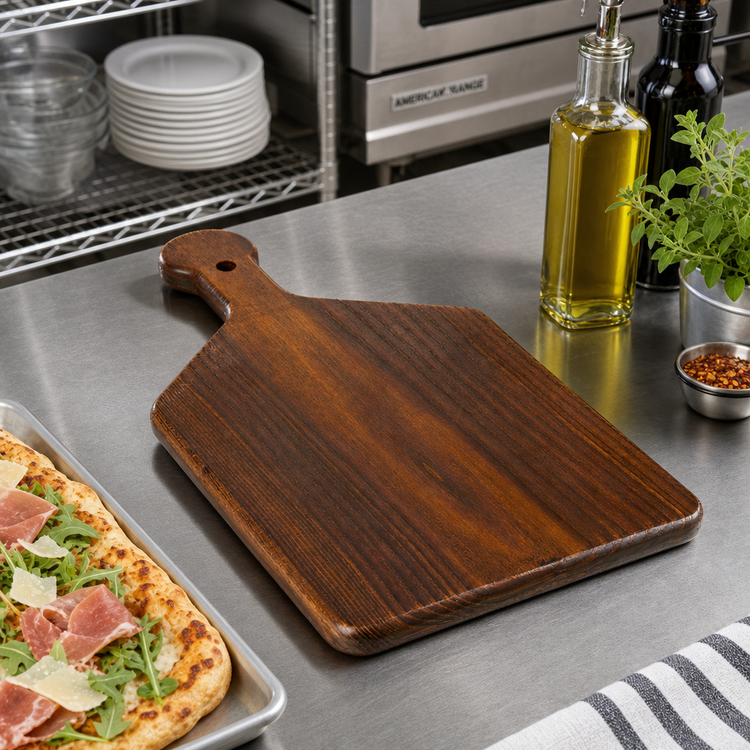 Product image #2 for American Metalcraft Ash Wood Rectangular Serving Peel with Handle