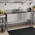 Thumbnail image #2 for CHOICE 48-Inch Three Compartment Underbar Sink with Left Drainboard