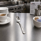 Thumbnail image #3 for Winco Shangarila 0030-09 Demitasse Spoon, 4-5/8", 18/8 Stainless Steel, Extra Heavy Weight, Mirror Finish Case of 25