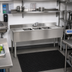 Thumbnail image #2 for Eagle Group 1800 Series Four-Compartment Underbar Sink Unit with Drainboards, 84 Inches Wide