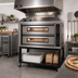 Thumbnail image #3 for Moretti Forni iDeck Two-Deck Electric Pizza Deck Oven with Refractory Stone Decks, Stand, and Hood