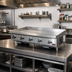 Thumbnail image #2 for IKON Cooking 60-Inch Countertop Natural Gas Griddle with 3/4-Inch Smooth Steel Plate, 150,000 BTU