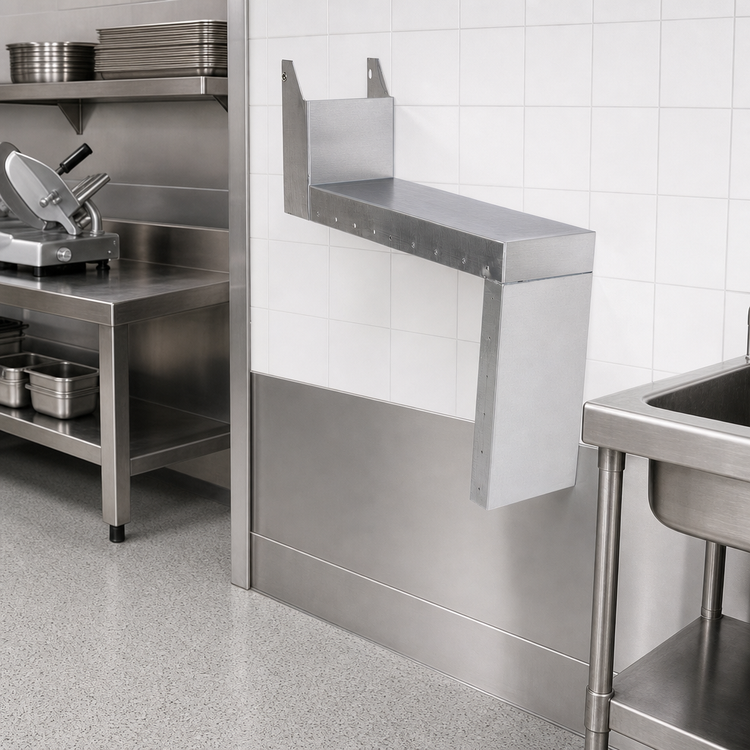 Product image #2 for Prestige Stainless Steel Tubing Chase Shelf, 6-Inch x 24-Inch