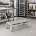 Thumbnail image #2 for Eagle Group Nesting Tubular Aluminum Dunnage Rack, 48 x 24 x 12 Inch, Stackable