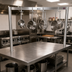 Thumbnail image #2 for John Boos 91-1/4-Inch Table-Mounted Single-Bar Stainless Steel Pot Rack with 8 Double Hooks