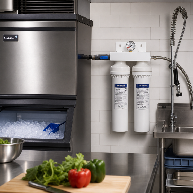 Product image #2 for Ice-O-Matic Dual Ice Maker Water Filter Manifold, 0.5 Micron, 3.0 GPM Max