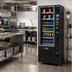 Thumbnail image #2 for KoolMore Refrigerated Snack and Drink Vending Machine with 36 Slots, Credit Card Reader and Bill Acceptor - Black