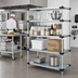 Thumbnail image #2 for Quantum Solid Shelving Starter Kit, 42 x 24 x 86 Inches, 4-Shelf Stationary Unit