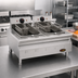 Thumbnail image #2 for RedHots Chef Line Electric Countertop Split Pot Deep Fryer with Dual 15 lb. Fat Tanks