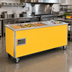Thumbnail image #2 for 4-Series Signature Server Stainless Steel Countertop Modular Hot/Cold Food Station with 3 Hot Wells and Ice-Cooled Cold Pan, 74W x 28D x 30H